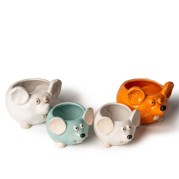 نگه دارنده شمع سرامیکی به شکل موش: زیبایی و گرما را در زندگی به ارمغان می آورد