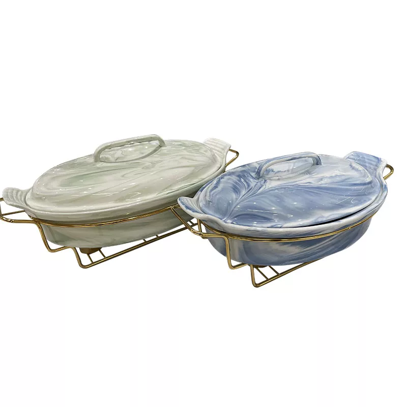 بشقاب سرامیکی سنگ مرمر زیبا