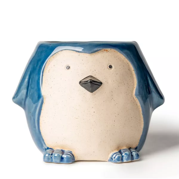 شمع گیر سرامیکی به شکل پنگوئن