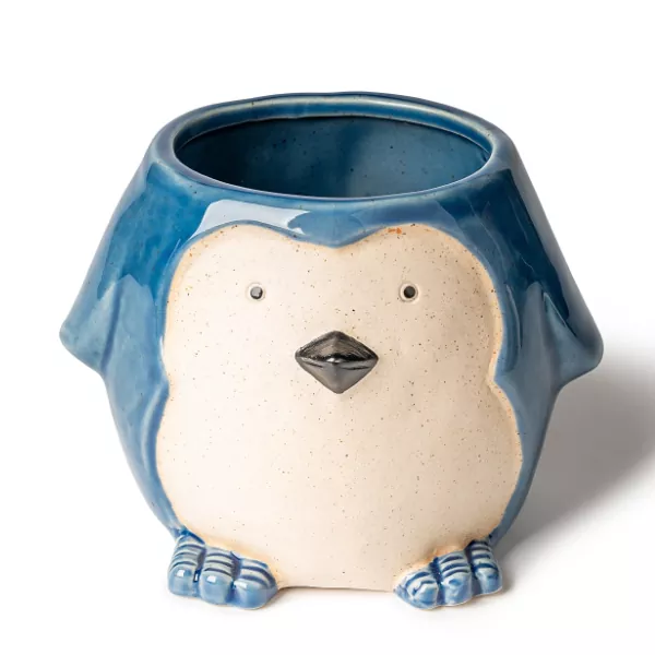 شمع گیر سرامیکی به شکل پنگوئن