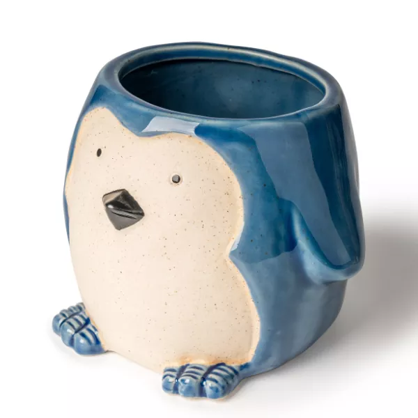 شمع گیر سرامیکی به شکل پنگوئن