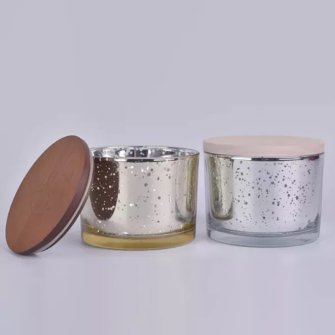 نگهدارنده شمع شیشه ای گرد